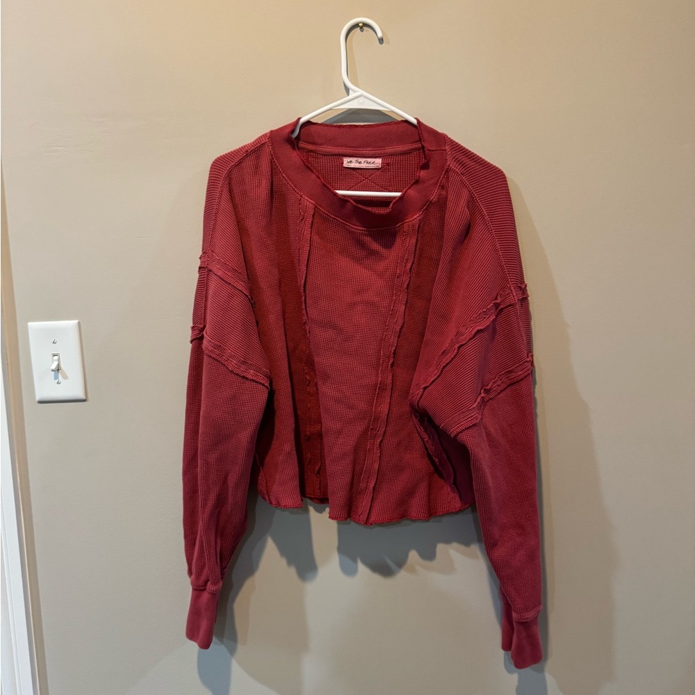 Free People Red Thermal.